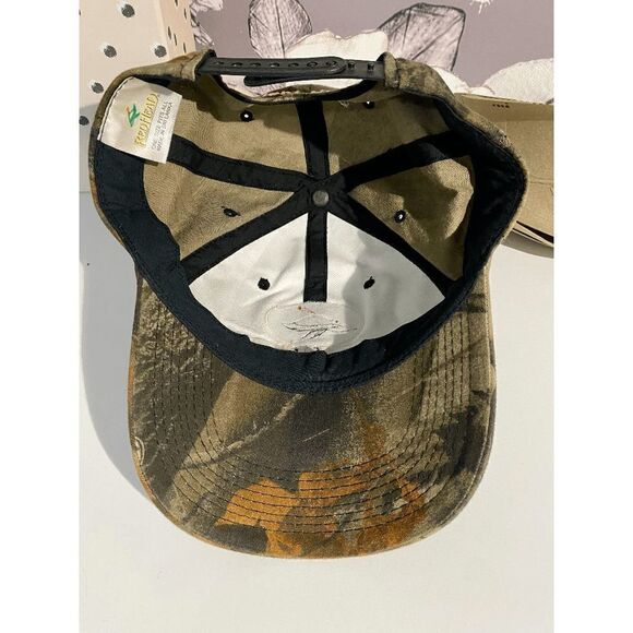 RedHead Men’s Embroidered Logo Adjustable Camo Hunting Snapback Hat Green - Picture 6 of 7